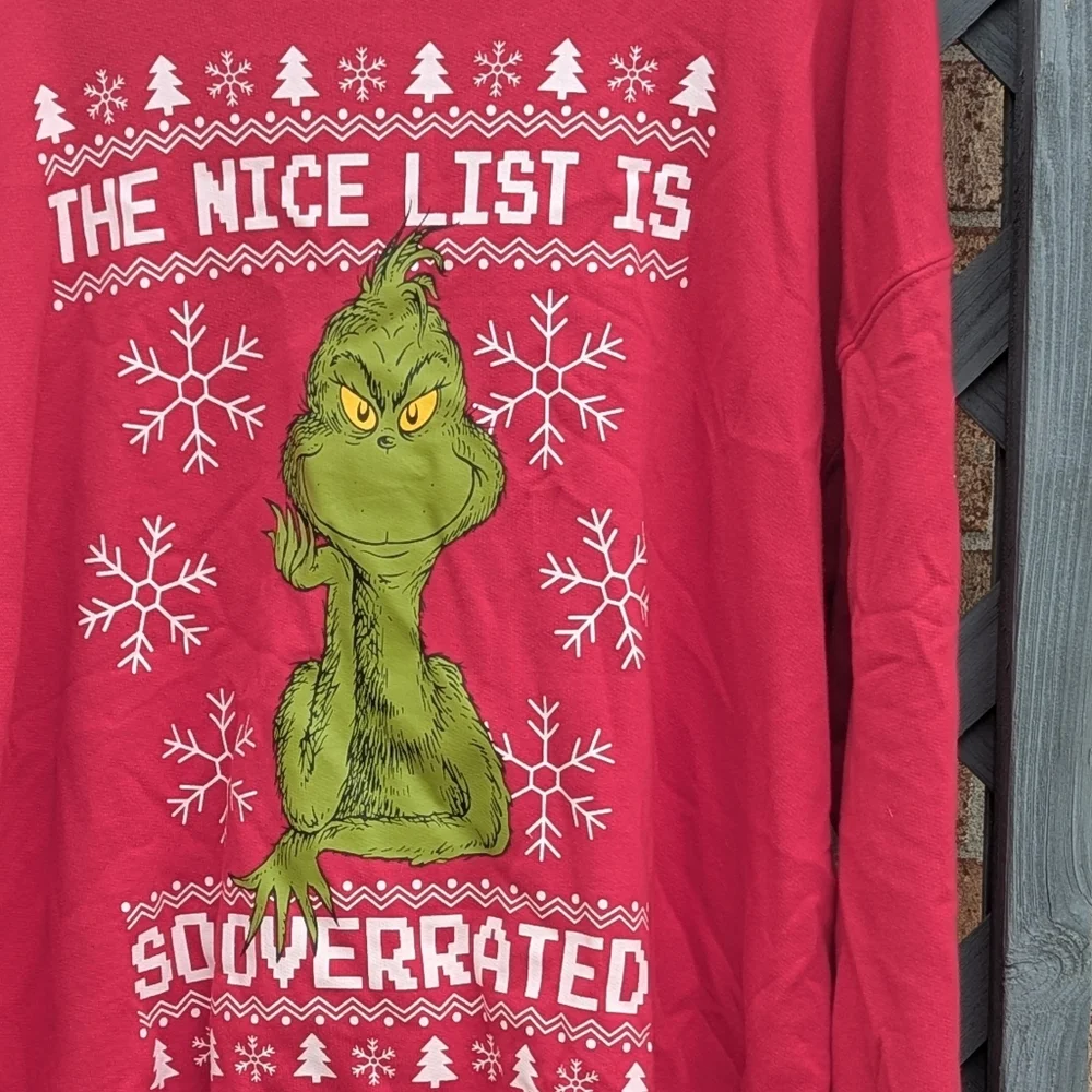 GRINCH “THE NICE LIST IS SO OVERRATED” SWEATSHIRT